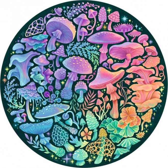 Puzzle 500 Teile Farbpalette Pilze RAVENSBURGER