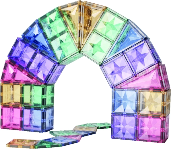 Bauen großer 3D-Konstruktionen dank starker Magnete