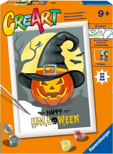 CreArt Happy Halloween Malen nach Zahlen