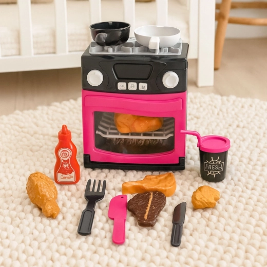 Öffnender Ofen mit Fenster