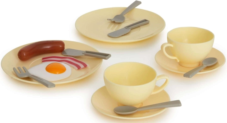 Komplette Frühstücksausstattung für zwei Personen