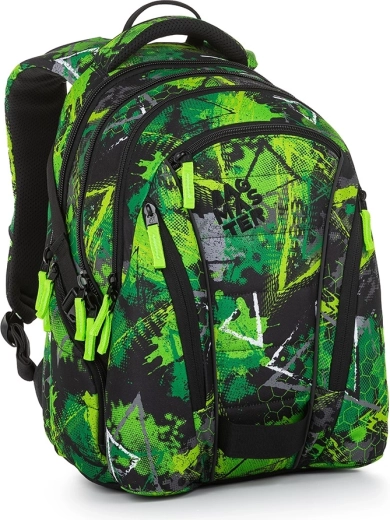 Bagmaster Schüler-Rucksack BAG 23 A grün-schwarz
