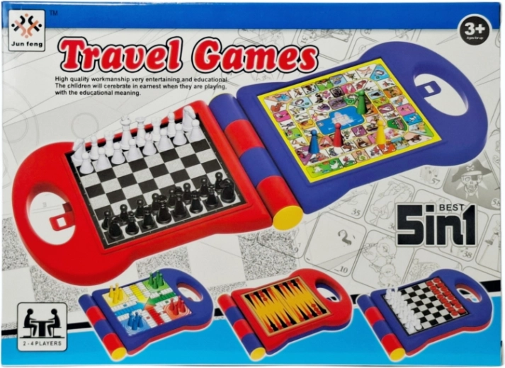 Reisespiel-Set 5-in-1