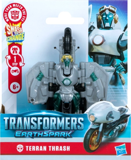 Transformers Earthspark Terran Thrash – Figur mit schneller Verwandlung