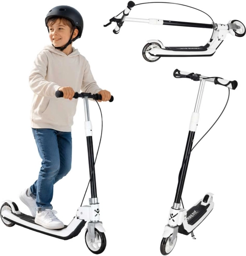 Trike Fix Kinder-Klapproller mit LED-Rädern, schwarz