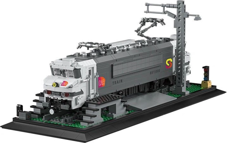 Bausatz einer Elektrolokomotive