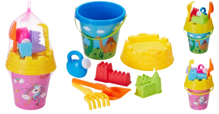 Set mit 7 Strandspielzeugen