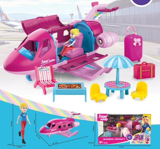 Flugzeug mit Passagieren 36 cm