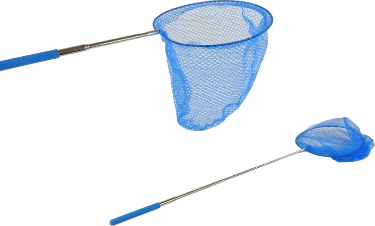 Faltbares teleskopisches Netz für Schmetterlinge und Insekten 85 cm, blau