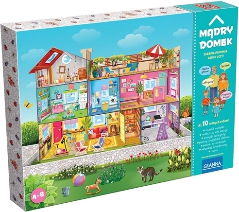 Granna Das kluge Haus – Lernspiel mit 3D-Häuschen