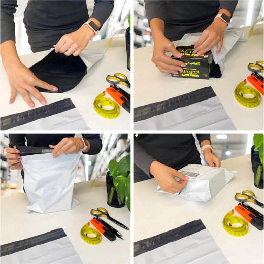 Einfaches Verpacken Schritt für Schritt