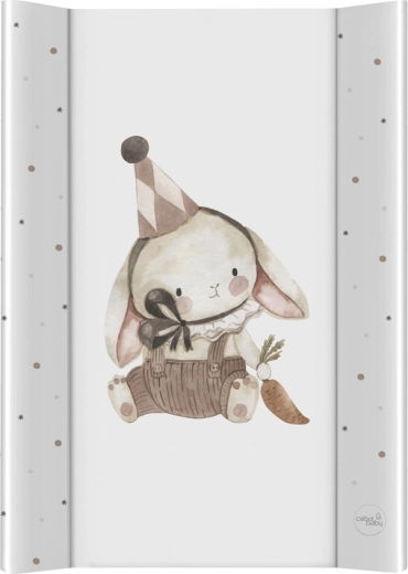 Ceba Baby ultra leichte Wickelauflage mit fester Platte 50 × 70 cm Clown Bunny