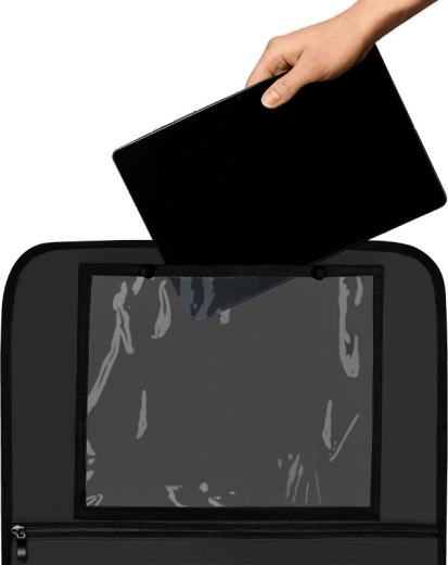 Fünf clever angeordnete Taschen