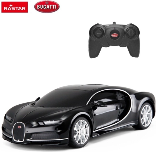 Bugatti Chiron RC-Auto mit Fernsteuerung Rastar 1:24 schwarz