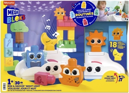 Mega Bloks Aufwachen & Einschlafen Nachtlicht mit Figuren