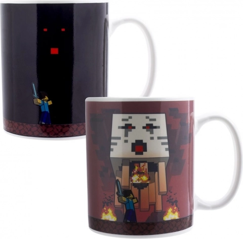 Farbwechselnder Becher MINECRAFT Nether 300 ml