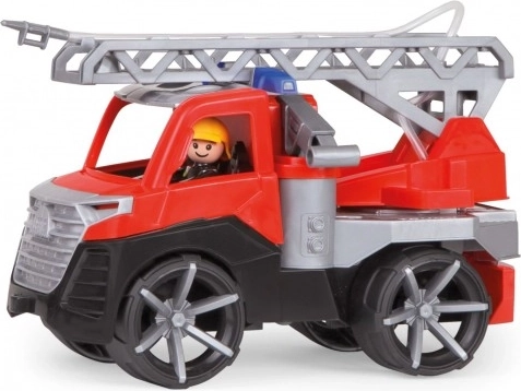 Lena TRUXX 2 Feuerwehr – mechanisches Feuerwehrfahrzeug mit Wasserspritzfunktion