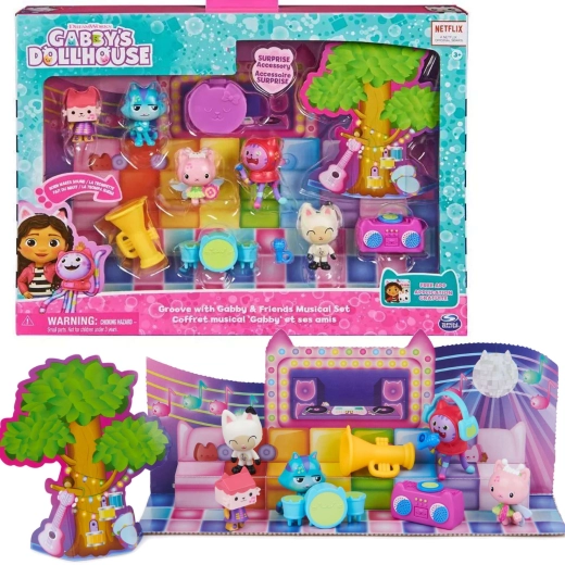 GABBY'S DOLLHOUSE Musik-Set mit Figuren und Zubehör