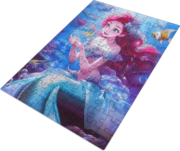 Kinderpuzzle mit Meerjungfrau, 100 Teile