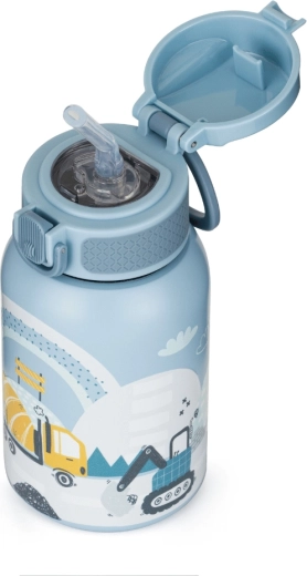 Trinken ohne Verschütten mit Strohhalm