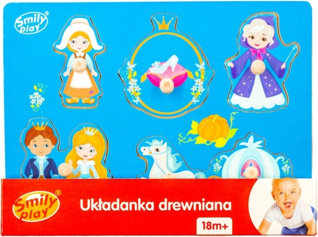 Holzsteckpuzzle Aschenputtel