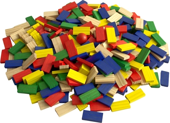 800 farbige Teile für endlose Bauwerke