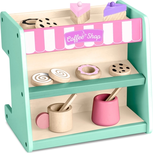 Konditorei mit präsentierten Leckereien