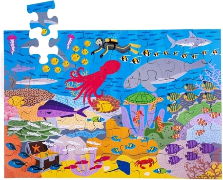 Bodenpuzzle Unterwasserwelt 48 Teile