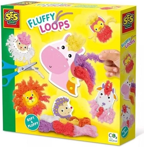 SES Creative Tiere zum Verzieren mit flauschigem Garn