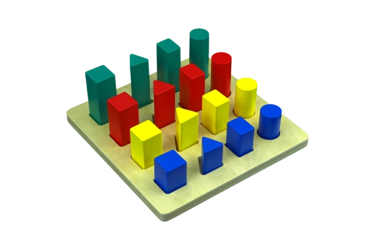 Montessori-Leiter – geometrische Körper