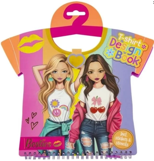 Kreativbuch Besties zum Entwerfen von T-Shirts