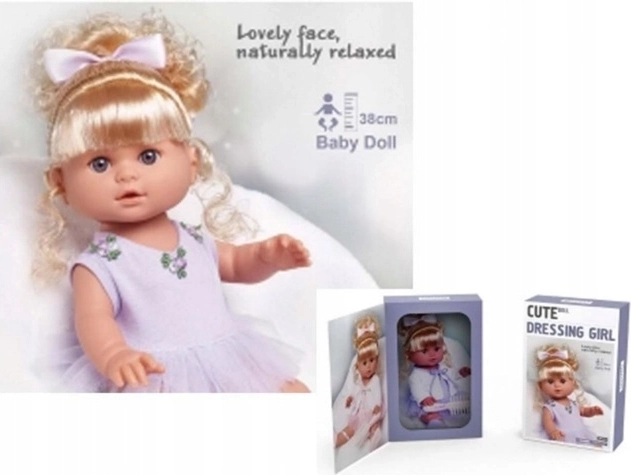 Madej-Puppe im Kleid, 39 cm