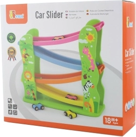 Holzrutsche für Autos