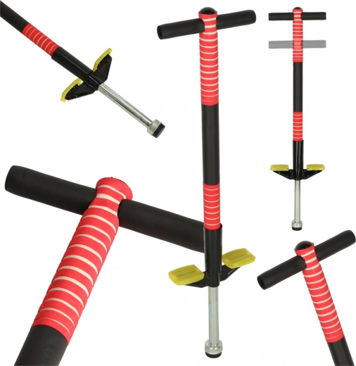 Pogostab rot mit verstellbarer Höhe