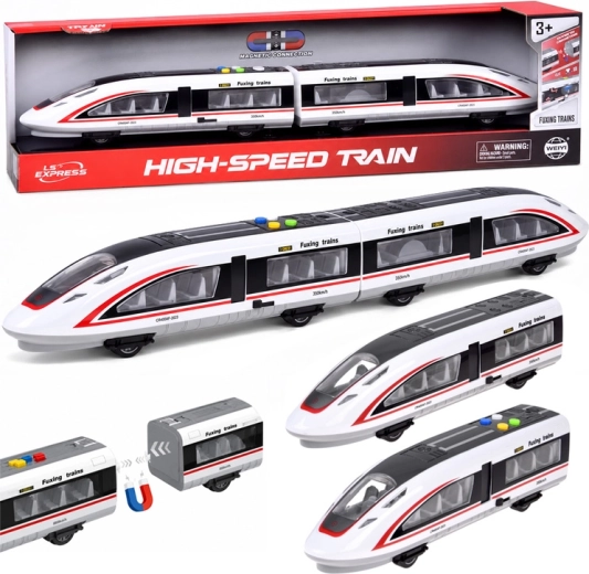 Magnetischer Hochgeschwindigkeitszug 57 cm mit Licht und Sound