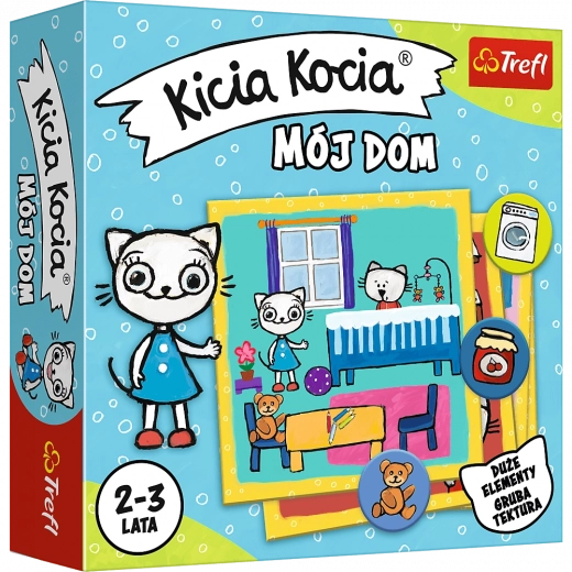 Kartenspiel Kater Kicia Mein Haus für Kinder