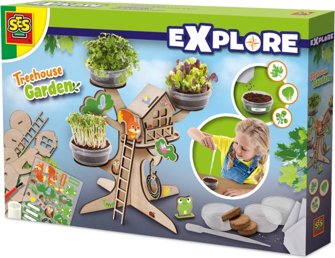 Baumhaus – Set zum Anbau von Kräutern und Microgreens für Kinder