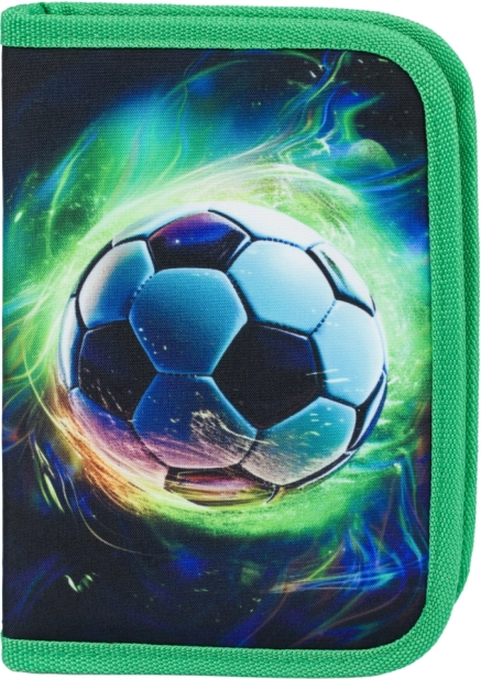 BAAGL Schulmäppchen einlagig Fußball Ball grün