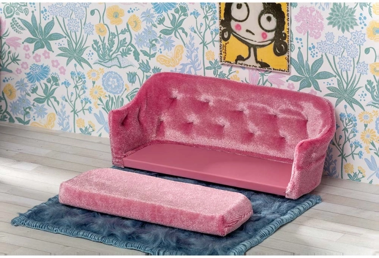 Sofa für ein gemütliches Wohnzimmer in der Miniwelt