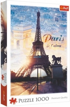 Puzzle 1000 Stücke Paris bei Sonnenaufgang