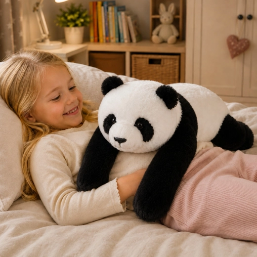 Extra großer und besonders kuscheliger Panda (65 cm)