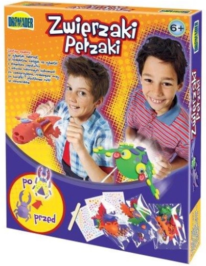 Kreativset – kletternde Tiere am Faden