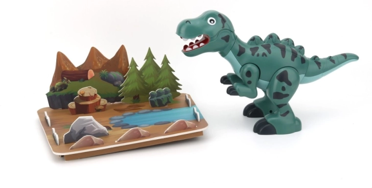 Beweglicher Tyrannosaurus für actionreiches Spiel