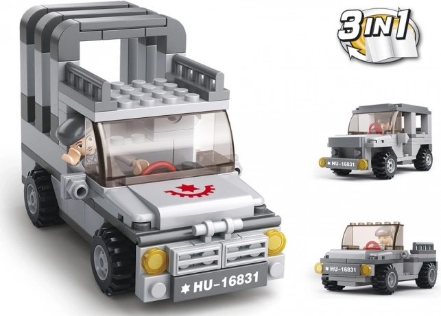 Sluban Army 9v1 Militär-Jeep 3v1