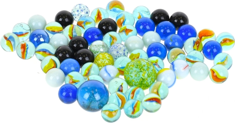 Bunte Kollektion zum Spielen und Sammeln