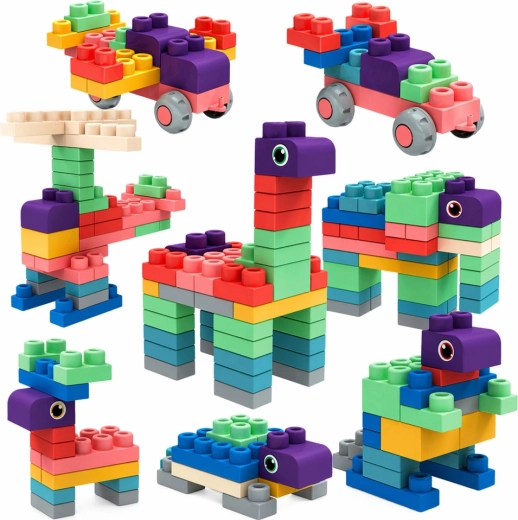 80 Teile für kreatives Bauen