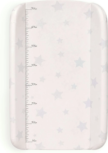 ECOTOYS feste Wickelauflage mit erhöhten Rändern 85 × 50 cm Sternchen