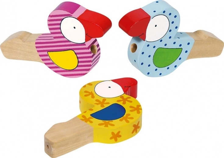 Holzflöte Vögelchen für Kinder