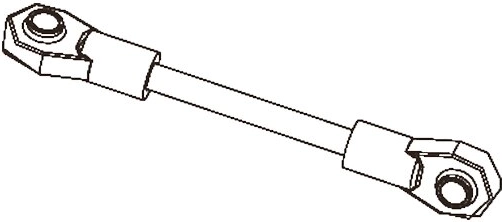 Servo-Anlenkung BL8 – 1 Stück