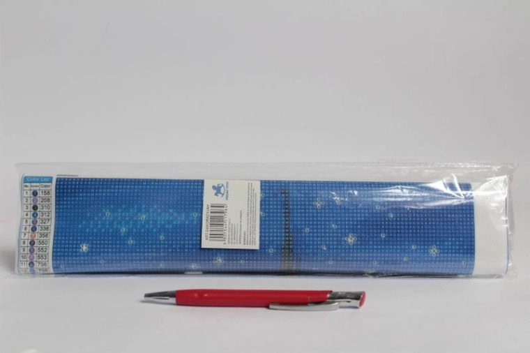 Diamant-Mosaik mit Schlossmotiv